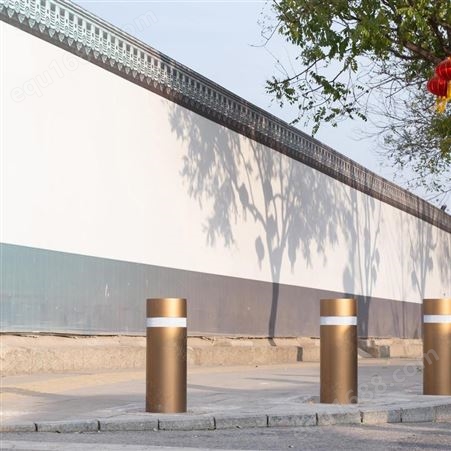 北京标准北京街道用祥云图案不锈钢防撞柱