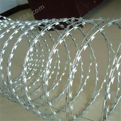 安平厂家供应刀片刺绳防护网平铺式刀片刺绳专业生产
