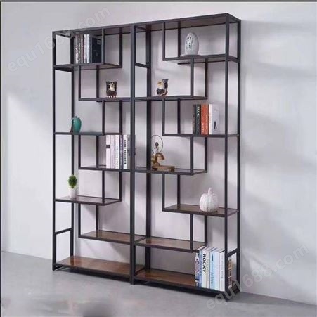 书架不锈钢书柜装饰展示架落地架客厅多层金属置物架现代