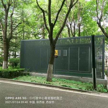 千叶建筑 变压器箱体围栏 设备围栏 高压设备防护栏 供电线围栏