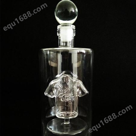篮球衣造型  玻璃红酒瓶  醒酒器   棒球衫白酒瓶   龙舌兰玻璃泡酒器   艺术玻璃摆件
