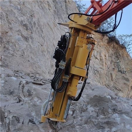 挖改钻爆一体机  大型液压岩石劈裂机  矿山开采石头