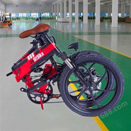 20寸碟刹折叠锂电单车 36v电动折叠自行车优惠定制