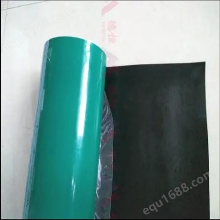 2mm防静电绿胶板 绝缘橡胶板 防滑橡胶台垫 抗静电胶皮