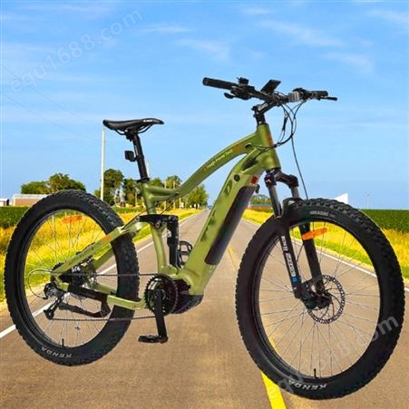 中置折叠电动自行车定制中置山地电动自行车 雪地中置电动自行车