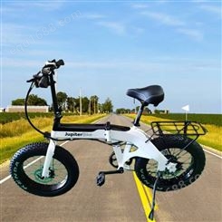 折叠电动自行车锂电池电动自行车铝合金折叠电动自行车20寸雪地宽胎电动车设计