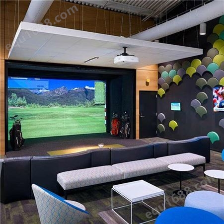 家庭室内高尔夫 环幕模拟高尔夫山西太原高尔夫会所 室内模拟高尔夫厂家
