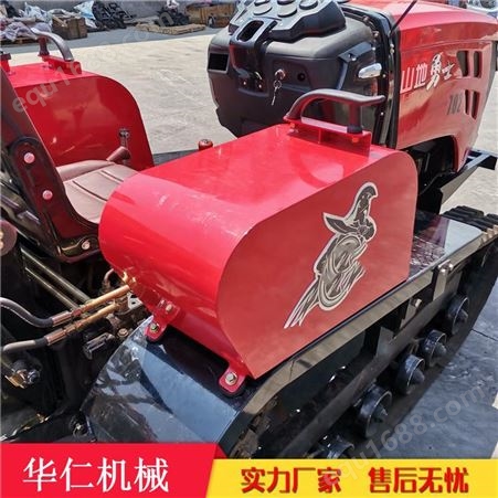 西藏 四缸座驾式履带拖拉机 小型果园旋耕机水田旱地两用