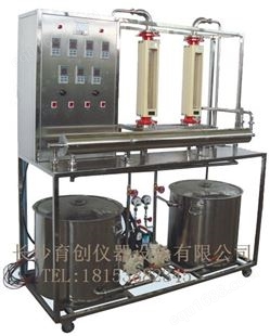 常减压玻璃精馏塔液液传热实验装置气液传热实验装置化工原理实训设备