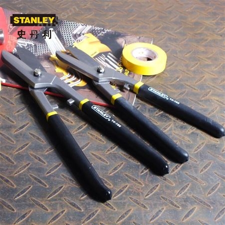 史丹利工具英式铁皮剪刀铁丝不锈钢板剪子8 10 12 14寸14-163/64 /65 /66    STANLEY工具