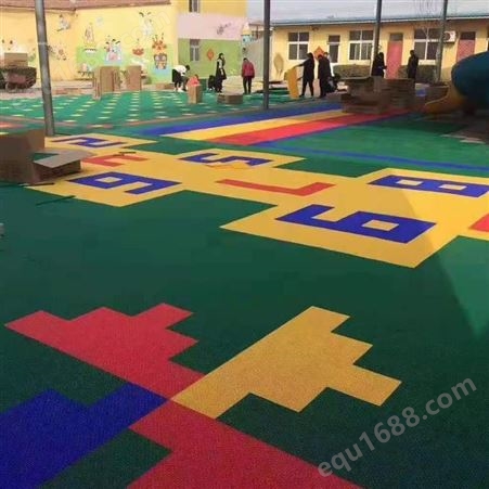 幼儿园地板 羽毛球场拼接悬浮地板 鑫煜 幼儿园悬浮地板 来图供应