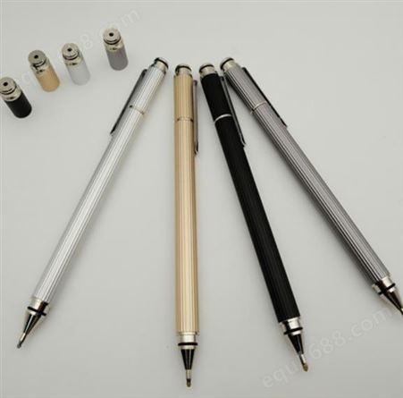 二合一电容笔圆盘二合一触控笔 20年工厂二合一电容笔