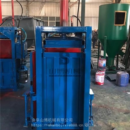 北京客户定做80吨废纸箱打包机 卧式油漆桶易拉罐打包机