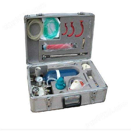救护吸氧苏生器装置 箱体携带可防止损坏仪器