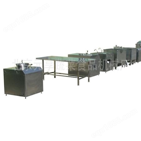 北京果蔬脆片加工生产线-油炸薯片生产线价格-元享机械