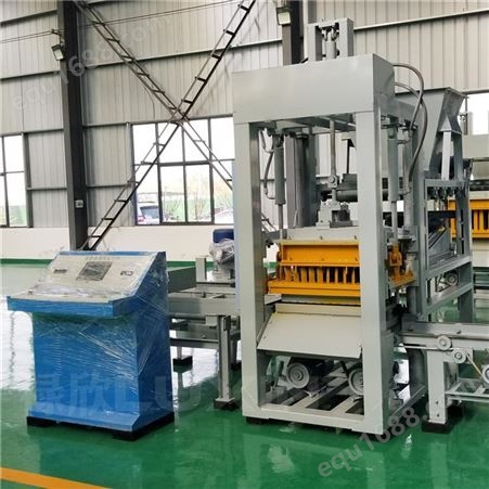 郑州禄欣 水泥垫块机 3-15 混凝土垫块机 全自动生产线