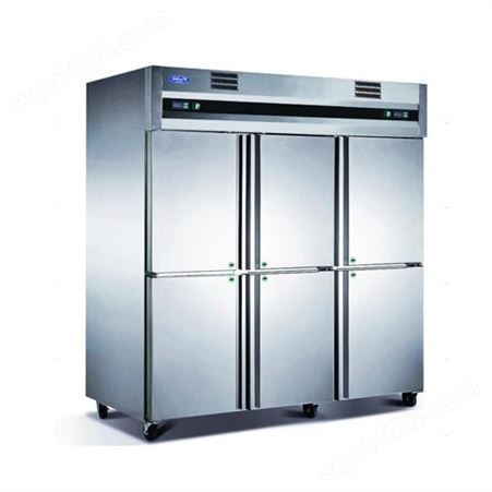 六门冰箱 立式冷藏冷冻冰柜 工厂食堂厨具  全国联保