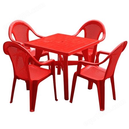 yx022户外塑料桌椅批发幼儿园塑料桌椅加厚塑料桌椅定制多种颜色