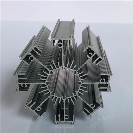新思特工业铝型材加工定制 阳极氧化铝合金铲齿散热器