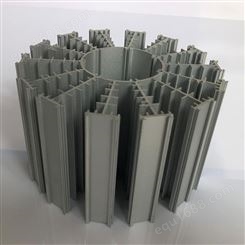 新思特工业铝型材厂家 铝合金电源散热器磨砂拉丝 铝型材挤压