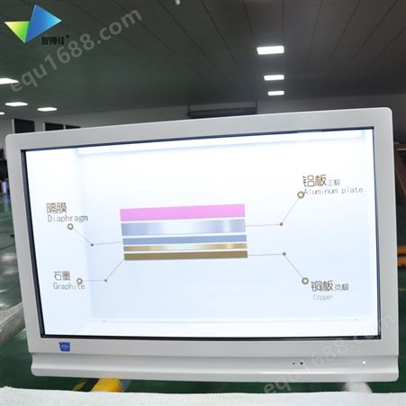 55英寸透明液晶屏展示柜ZBG-T550互动透明拼接橱窗透明显示器透明屏