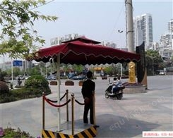 南京保安岗亭伞庭院遮阳伞，合肥户外大太阳伞制作厂家