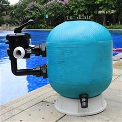 滨州泳池水处理设备 游泳池净化水设备 温泉水疗设备安装 千润品致QR-1J游泳池砂缸过滤器