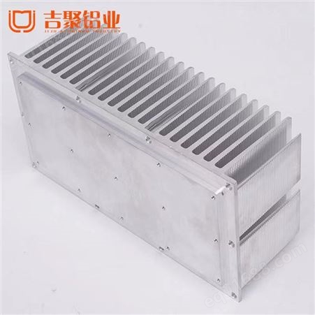 铝型材定制 高密齿铝合金散热器 吉聚铝业 工业用散热器型材