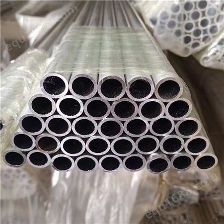 工业铝型材 铝圆管大小直径任意切割 阳极氧化红