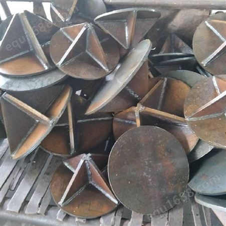 沧州瑞旗厂家生产600十字桩尖 400锥形桩尖全国配送