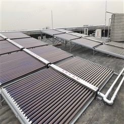 太阳能采暖热水工程真空管式集热器系统原理
