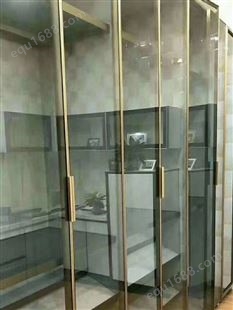 玻璃门铝材_衣柜平开玻璃门铝材极简玻璃门铝材豪华大框