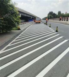 天津马路振荡标线施工队伍 天津市政道路热熔划线公司
