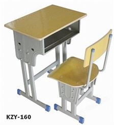 现货供应学生课桌椅江西课桌椅定做南昌课桌椅定制钢木课桌椅