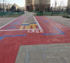 天津沥青改色施工公司 润美嘉涂料 承接户外沥青路面油漆喷涂